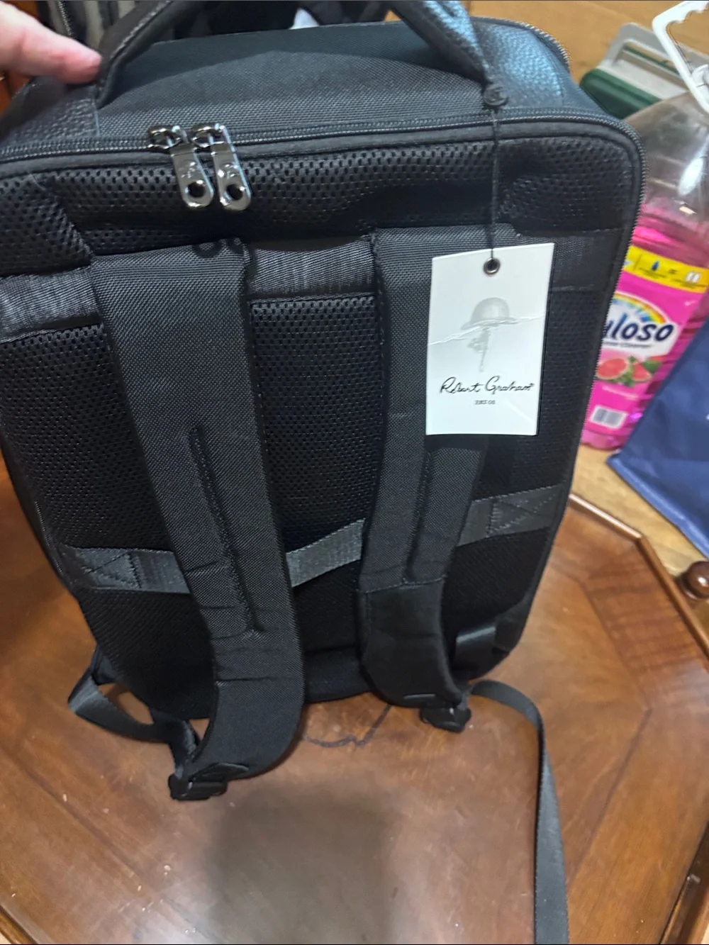 NWT Robert Graham Black Thurston Media Backpack msrp $228